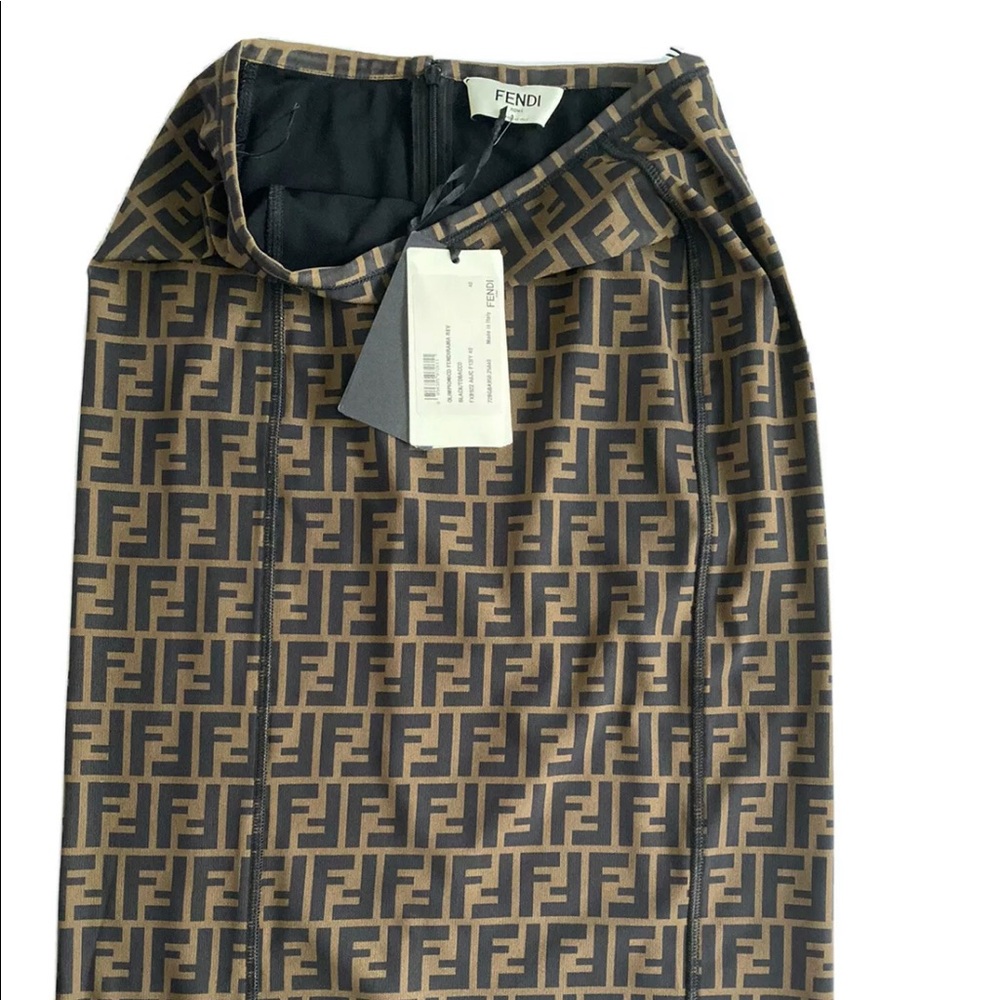 Fendi FF Logo Skirt Size 40 IT- size Small/ Fendi